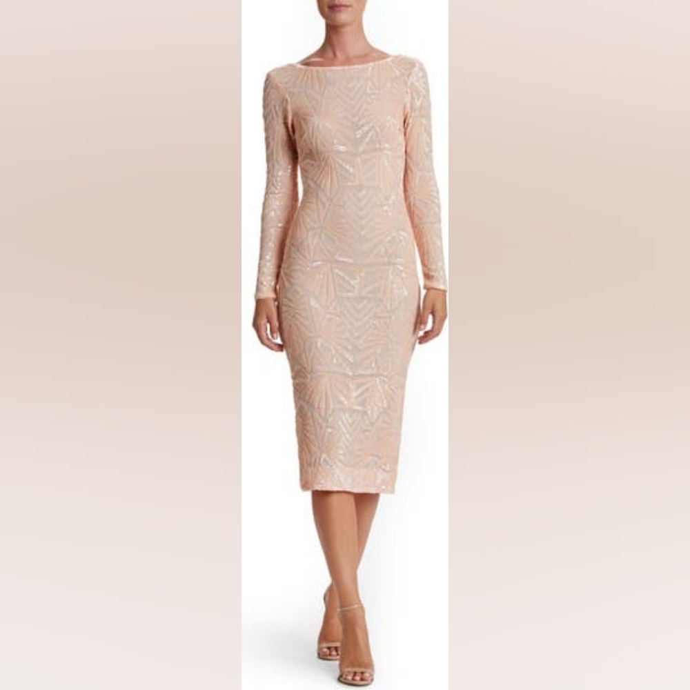 Dress the Population Emery sequin midi dress